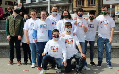 Flashmob de Harambee contra el SIDA en Gijón