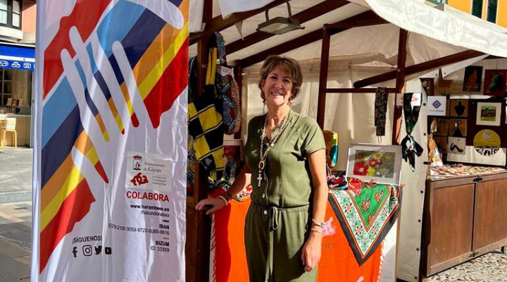 Harambee participa en el “Mercado Artesano y Ecológico de Gijón”