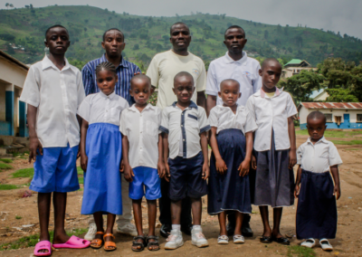 Lucha contra el abandono escolar de niños con discapacidad visual en R. D. Congo