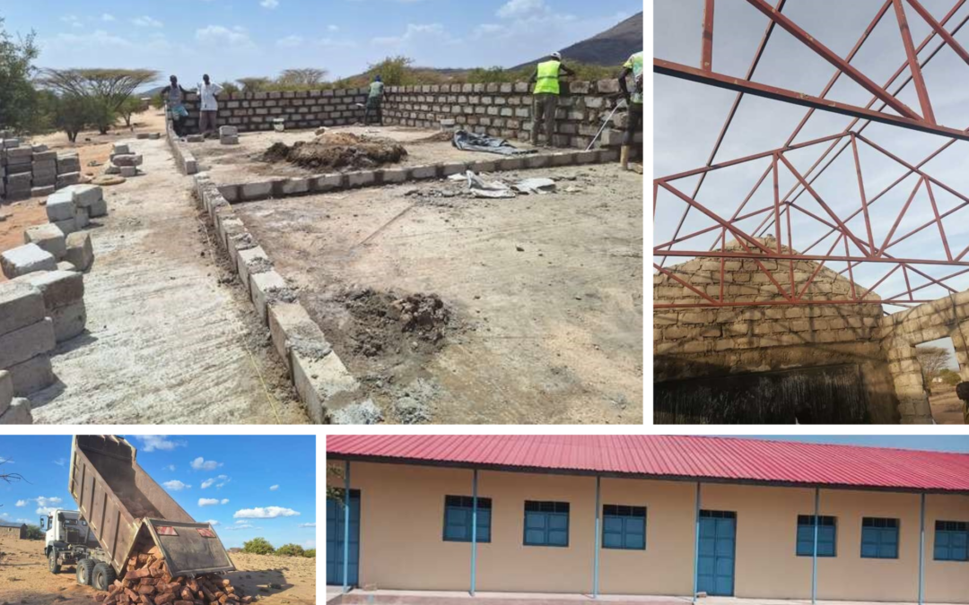 Terminada la construcción de la escuela para 150 niños de Lokaparaparai en Kenia gracias a la Fundación FH Futuro